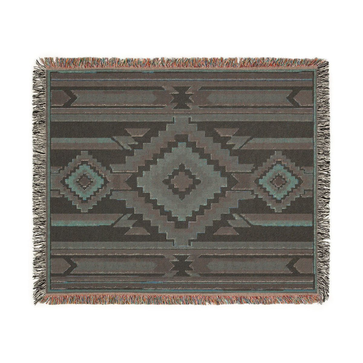 Mesa Ember — Woven Throw Blanket