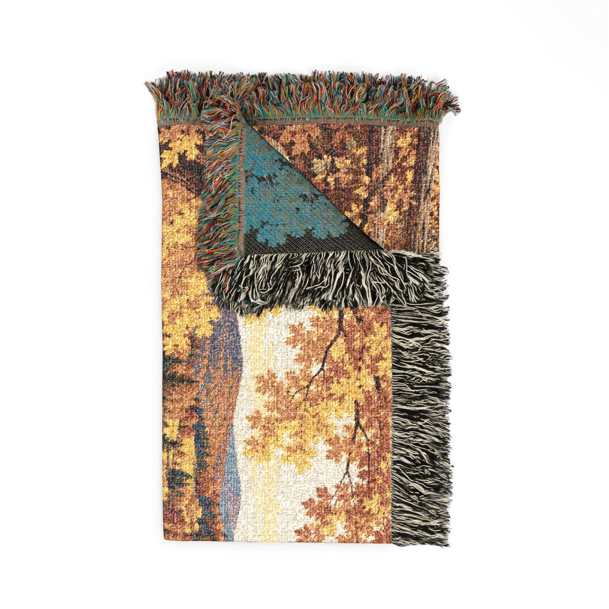 Autumn Creek — Woven Throw Blanket