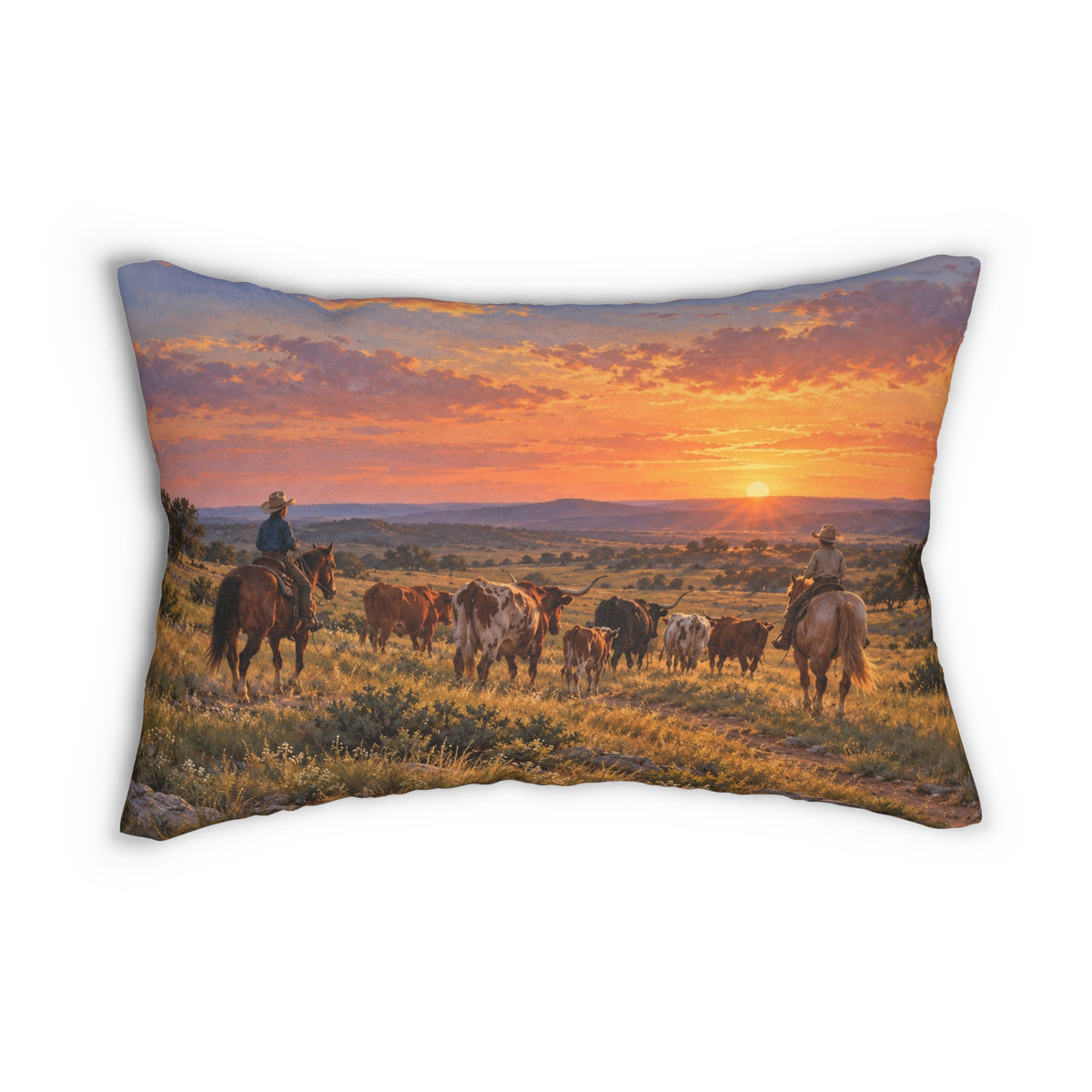 Last Light Roundup Pillow