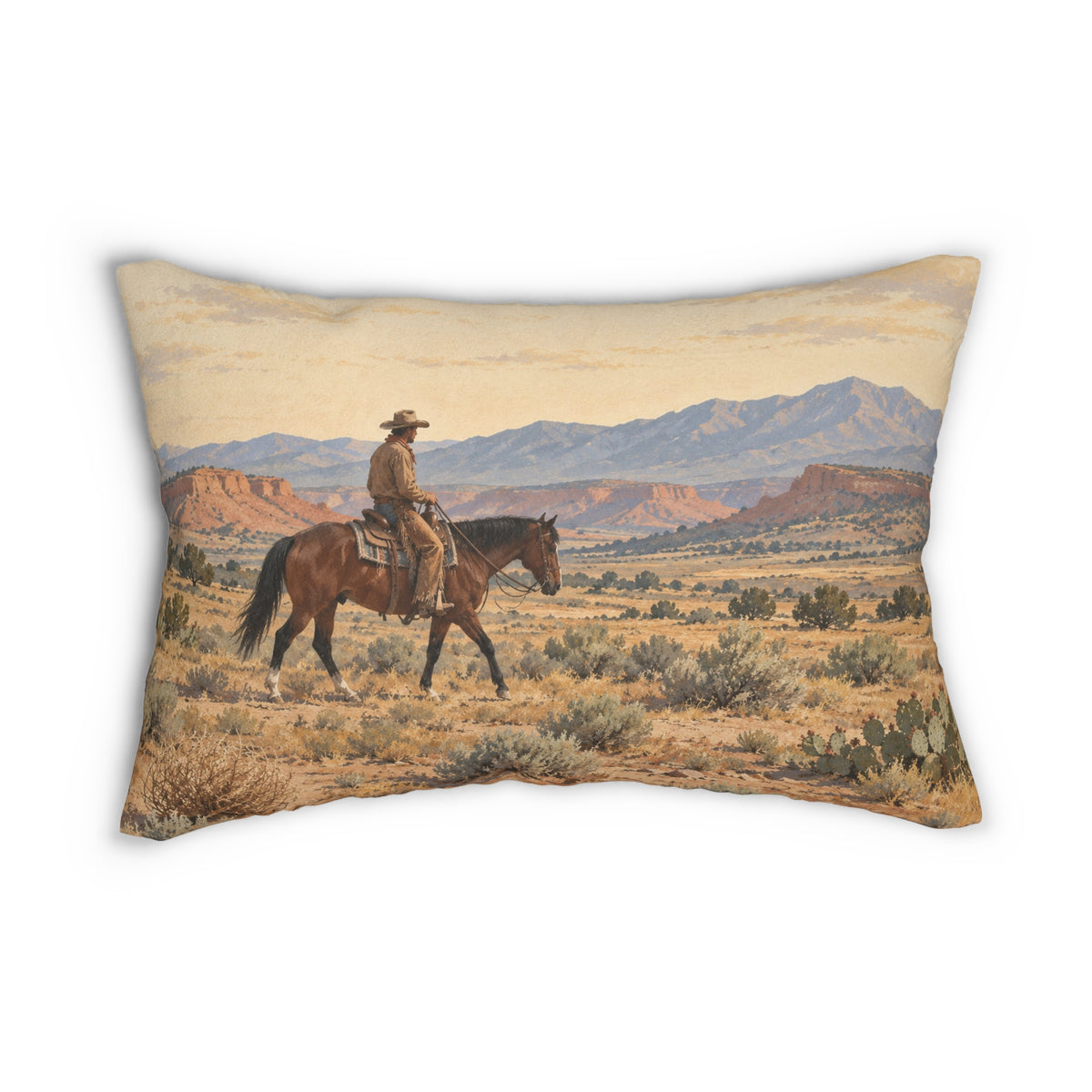 High Desert Rider Pillow