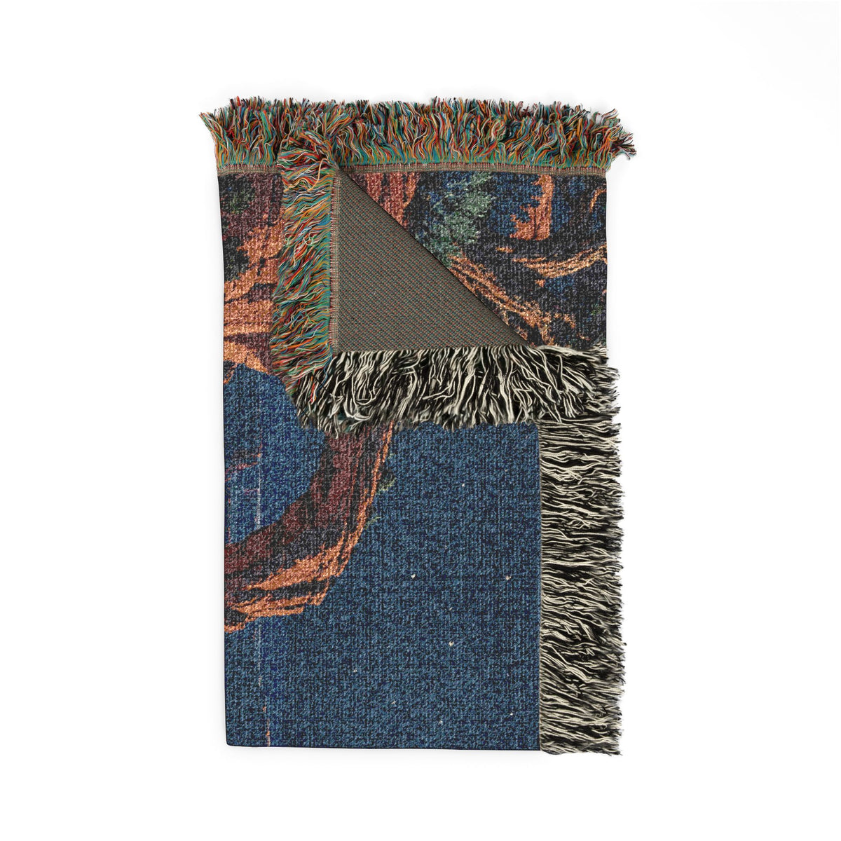 Moonlit Canyon — Woven Throw Blanket