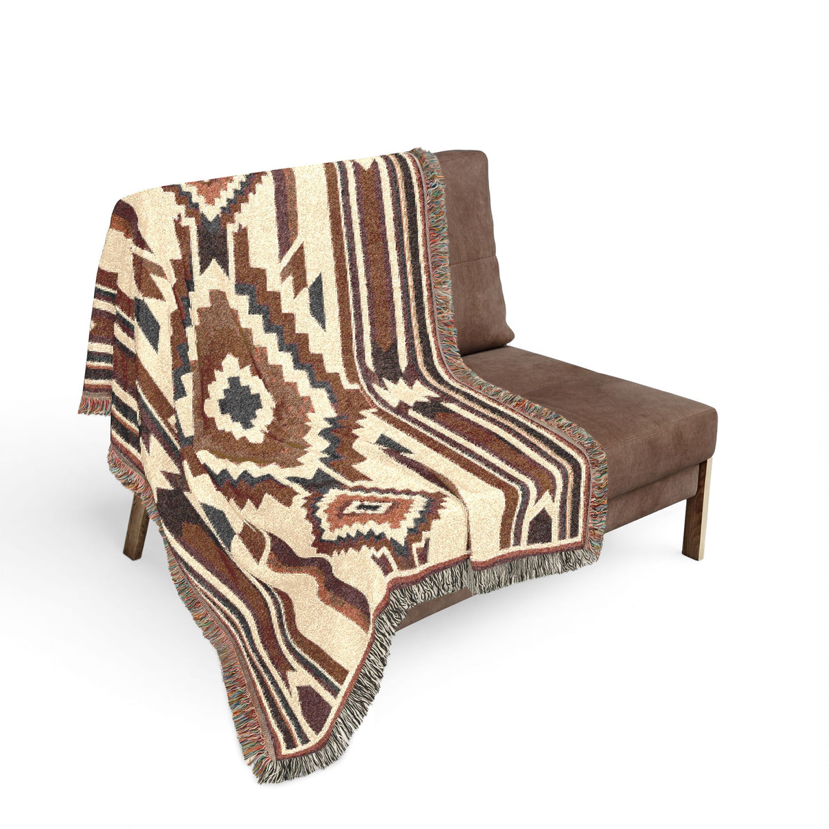 Mesa Ember — Woven Throw Blanket