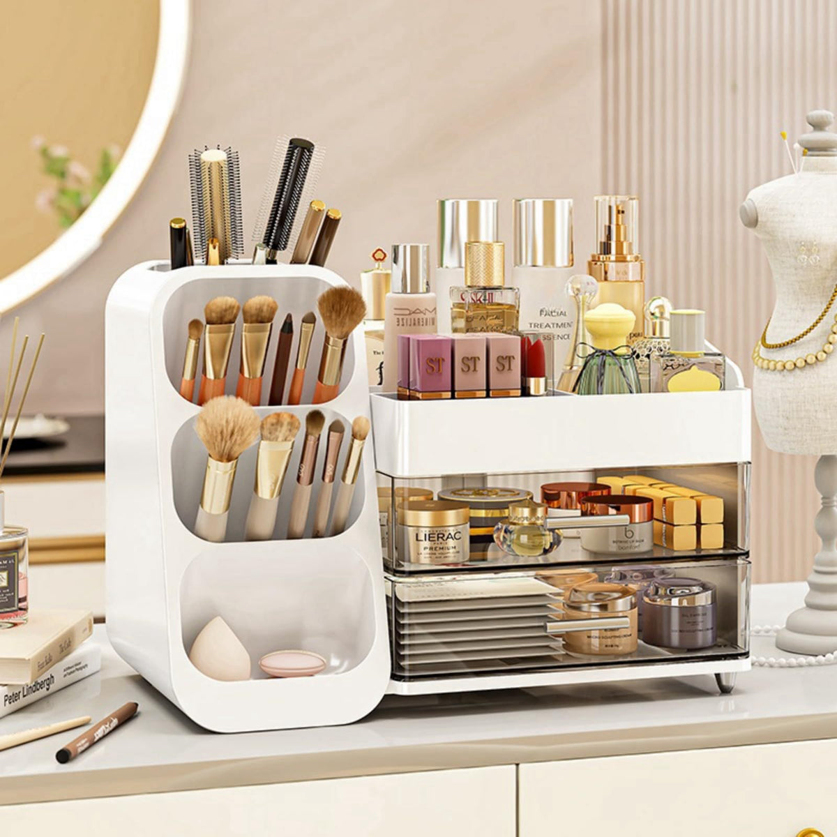 Tiered Makeup & Skincare Organizer
