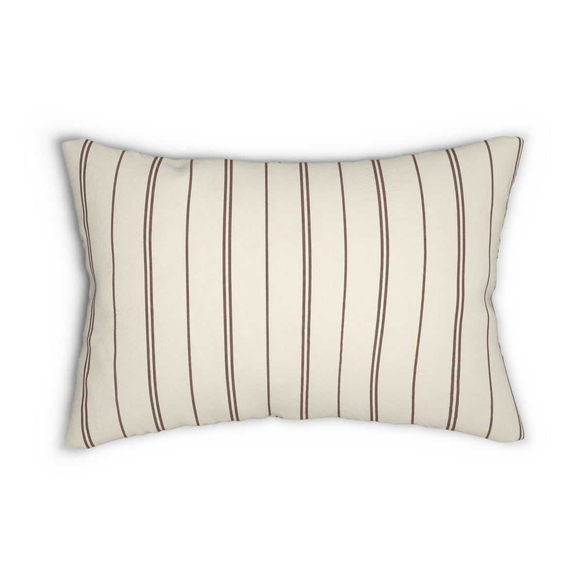 Cocoa Pinstripe Pillow