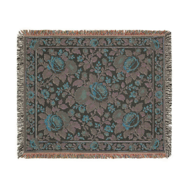 Victorian Rose — Signature Woven Throw