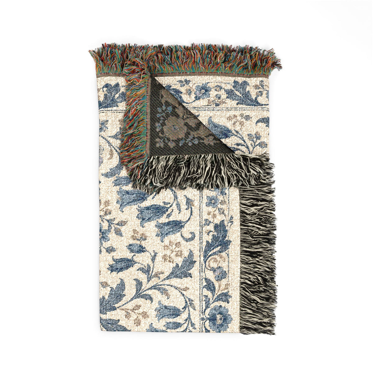 Bluebell Manor — Woven Throw Blanket