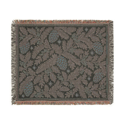 Evergreen Hearth — Woven Throw Blanket