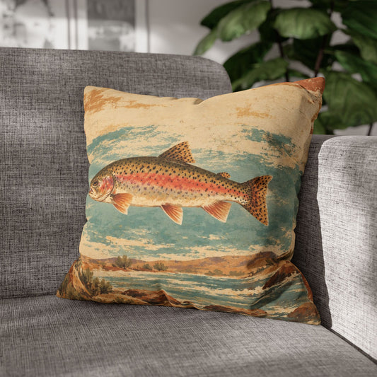 Rainbow Riffle Pillow Cover