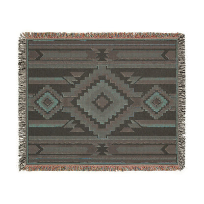 Mesa Ember — Woven Throw Blanket