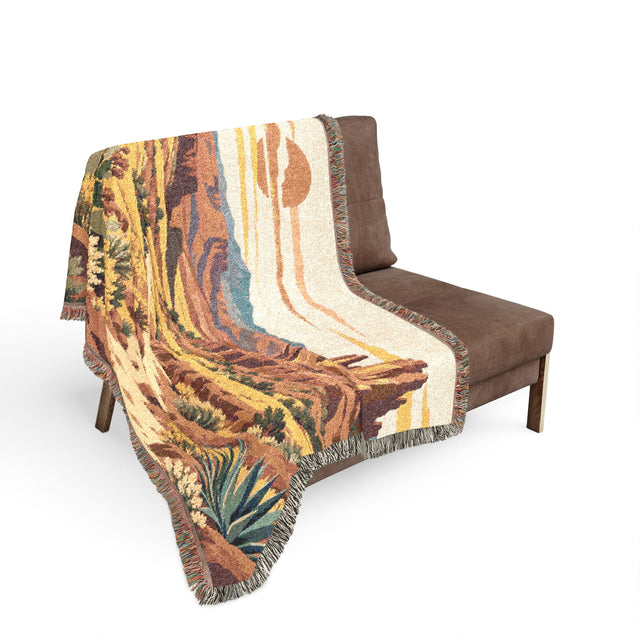 Desert Reverie — Woven Throw Blanket