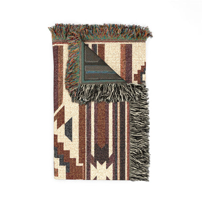 Mesa Ember — Woven Throw Blanket