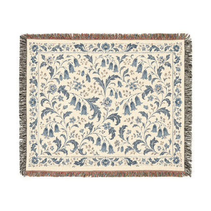 Bluebell Manor — Woven Throw Blanket