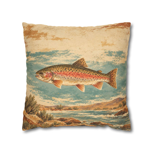 Rainbow Riffle Pillow Cover