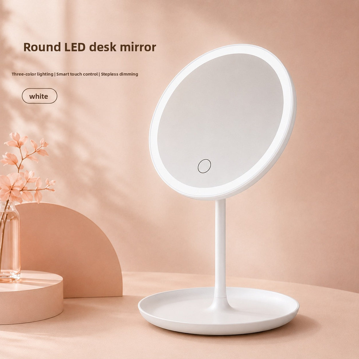 USB Lighted Tabletop Makeup Mirror