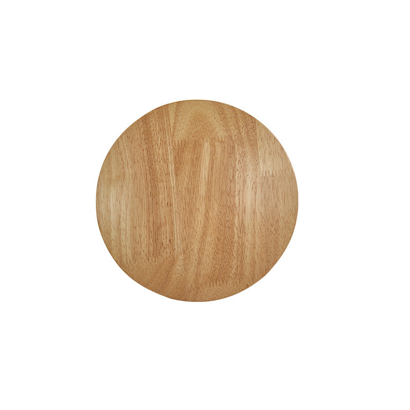 Warm-Glow Wooden Wall Lamp
