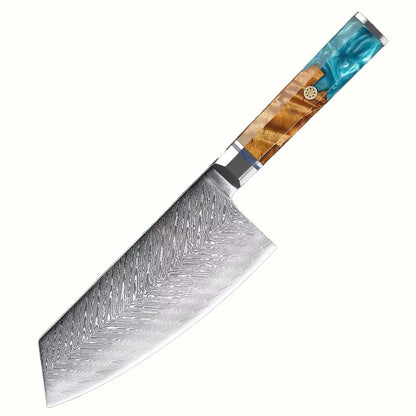 Japanese-Style Kitchen Knives with Wood Handles