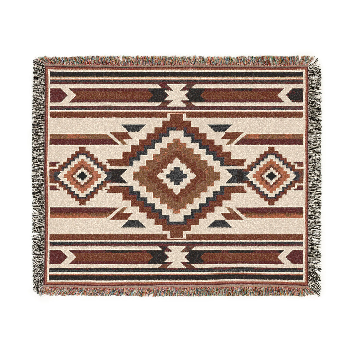 Mesa Ember — Woven Throw Blanket