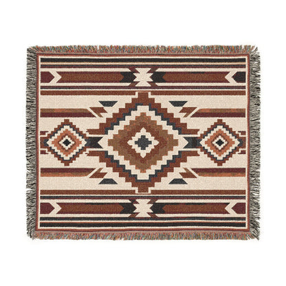 Mesa Ember — Woven Throw Blanket