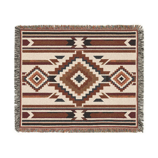 Mesa Ember — Woven Throw Blanket