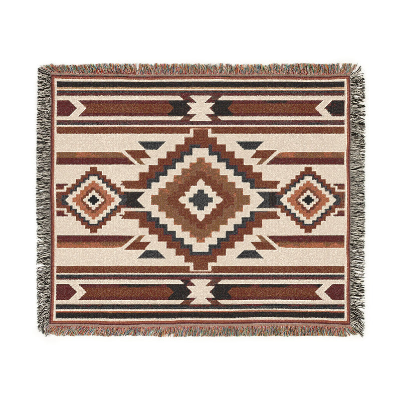 Mesa Ember — Woven Throw Blanket