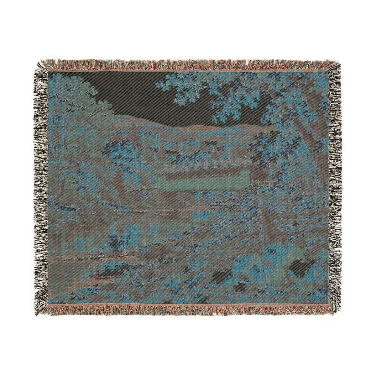 Autumn Creek — Woven Throw Blanket