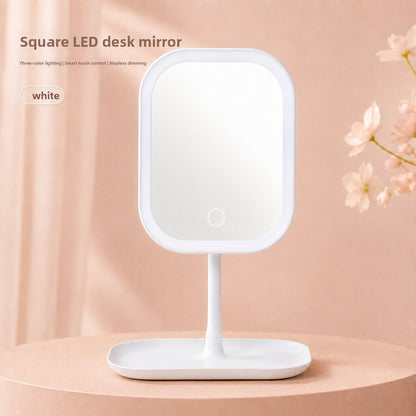 USB Lighted Tabletop Makeup Mirror