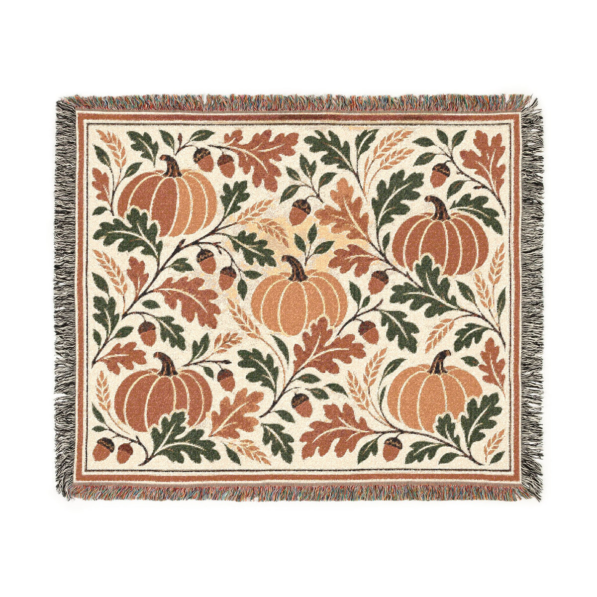 Amber Harvest — Woven Throw Blanket