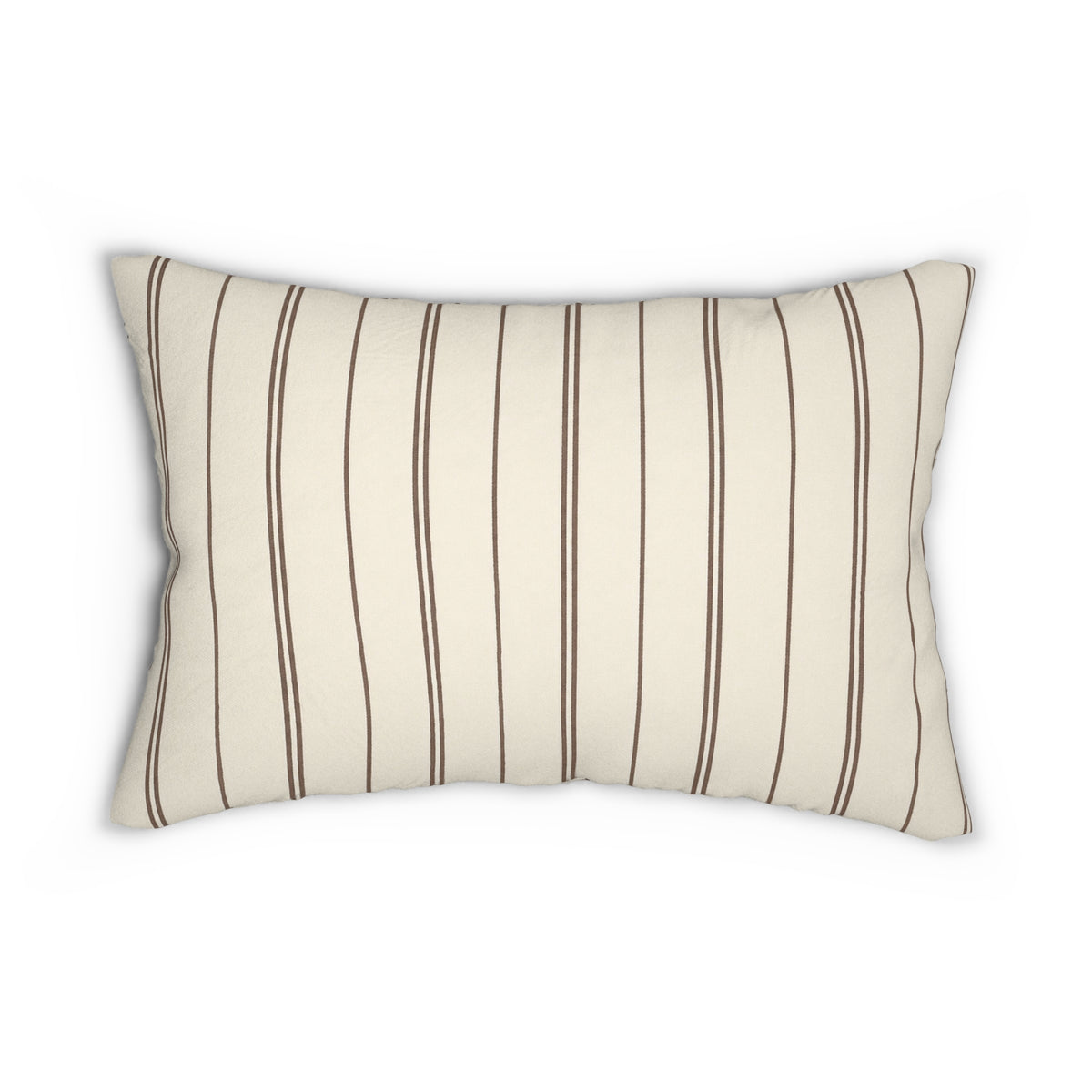 Cocoa Pinstripe Pillow