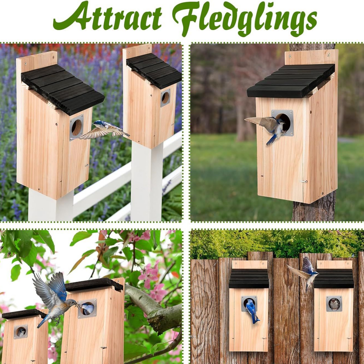 Wooden Garden Birdhouse