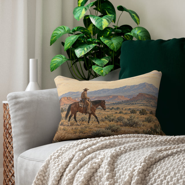 High Desert Rider Pillow