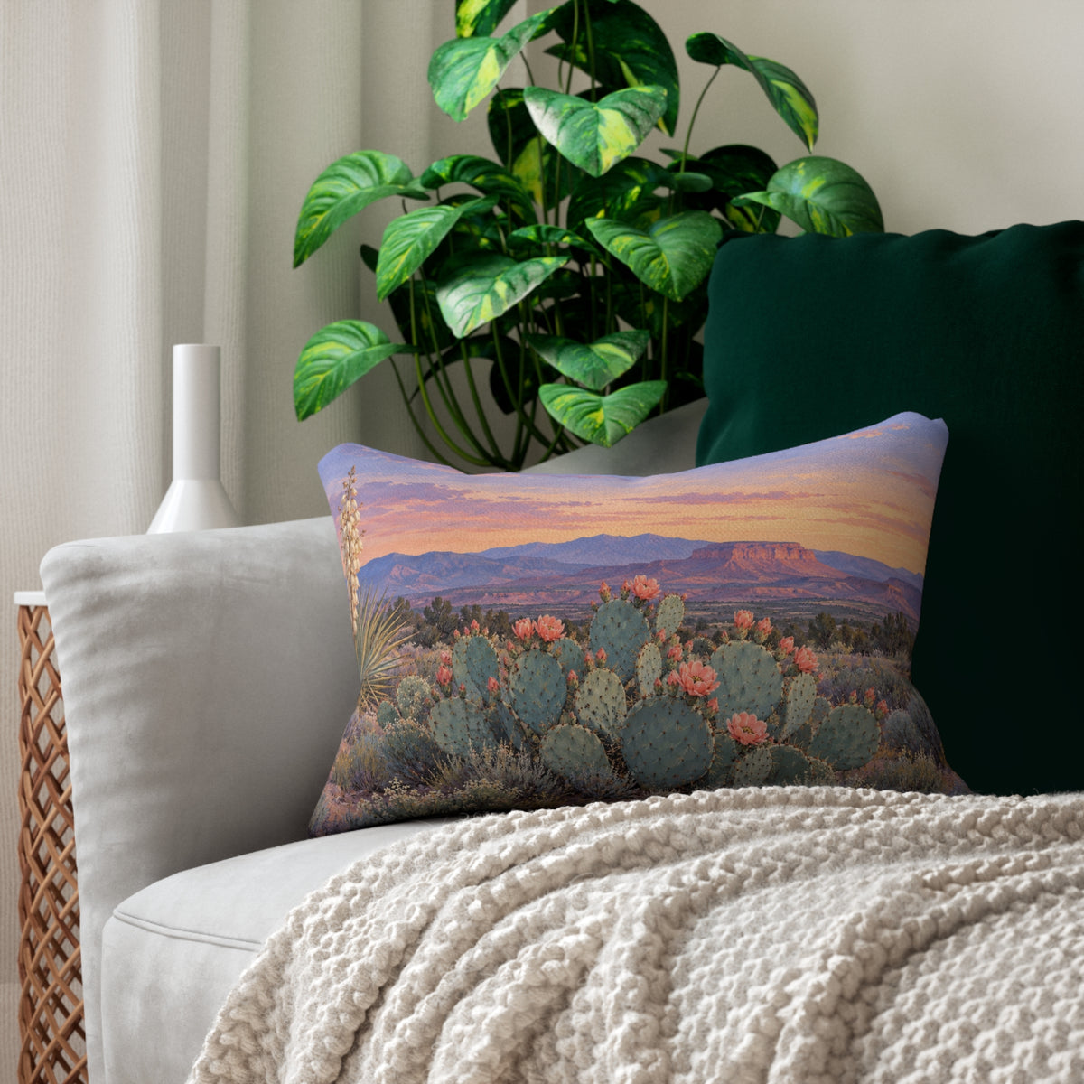 Prickly Pear Dusk Pillow