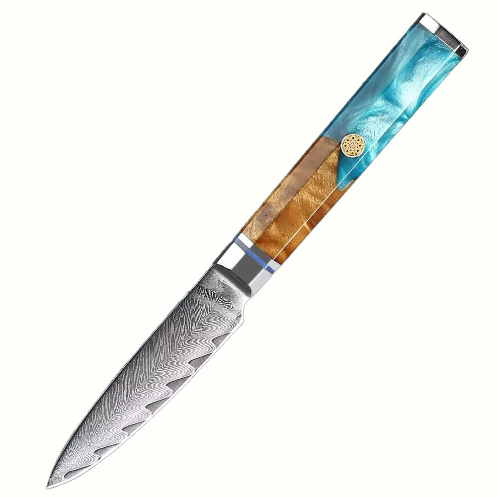 Japanese-Style Kitchen Knives with Wood Handles