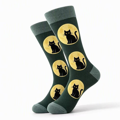 Halloween Cotton-Blend Mid-Calf Socks