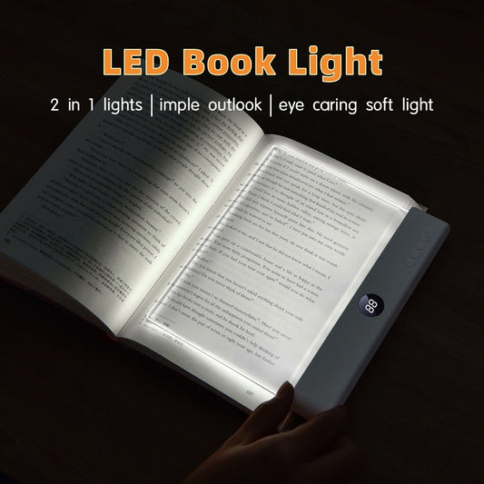USB Rechargeable Reading Light Panel with Timer
