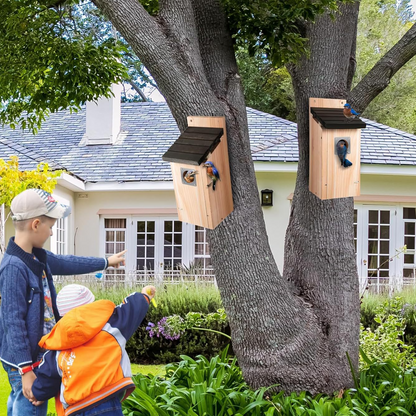 Wooden Garden Birdhouse