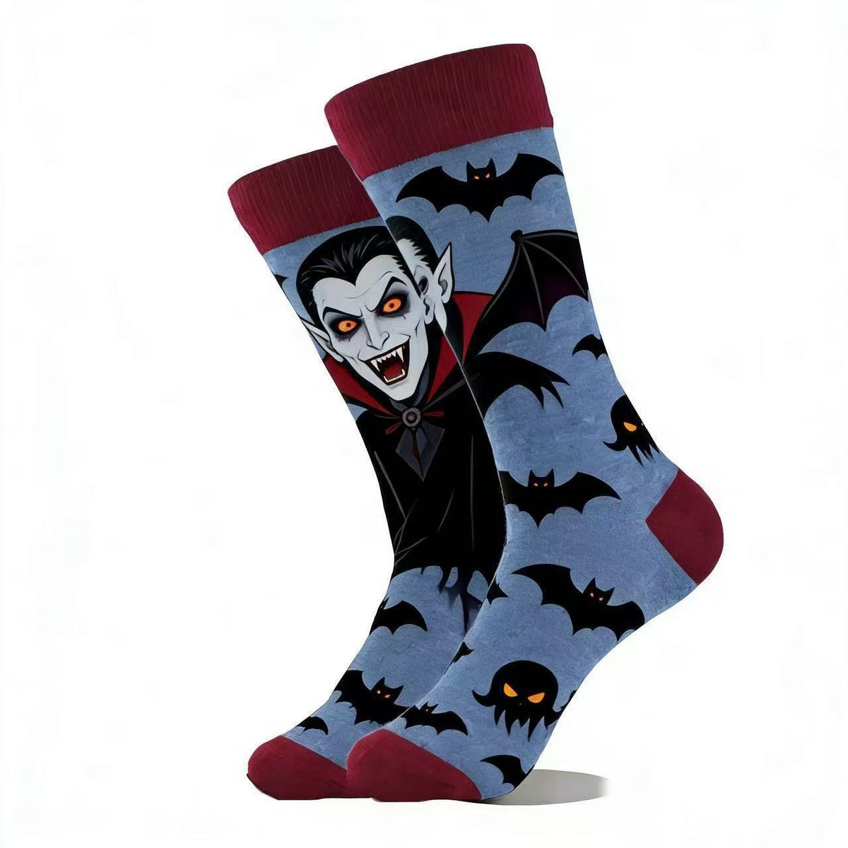 Halloween Cotton-Blend Mid-Calf Socks